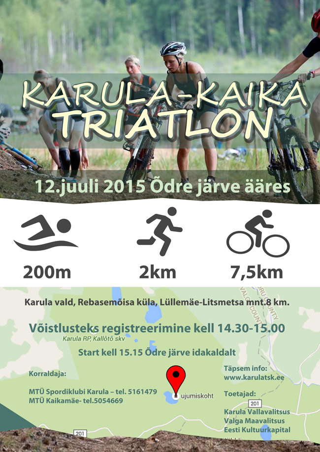 Karula-Kaika Triatlon 2015